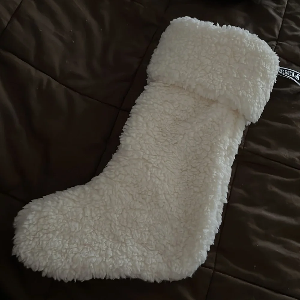 PINK Victorias Secret white sherpa
